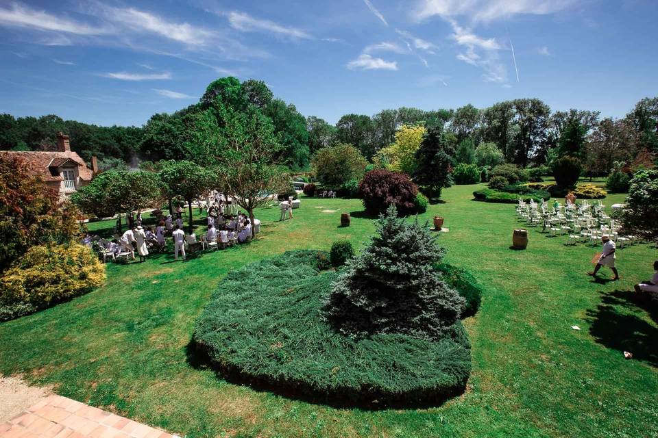 Vue sur le jardin