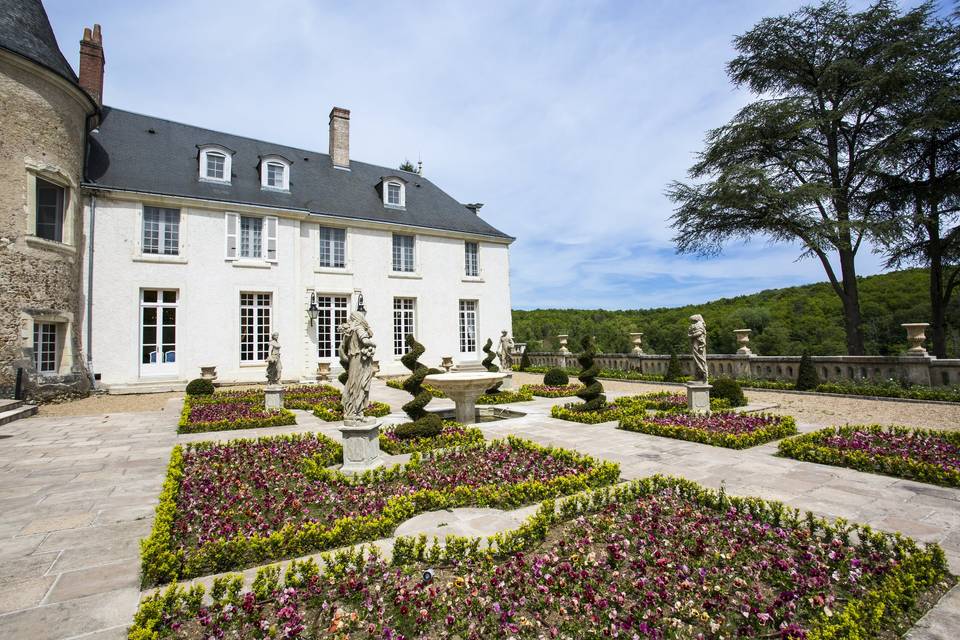 La terrasse fleurie