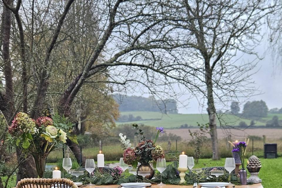 Table Hivernale