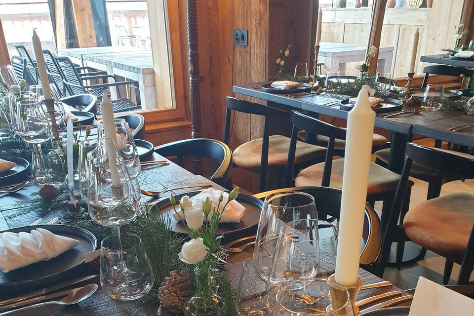 Les tables du repas
