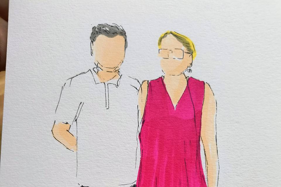 Dessin des parents