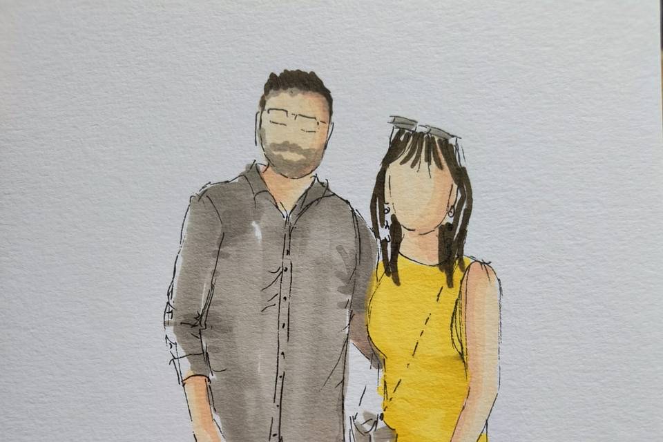 Dessin de temoin