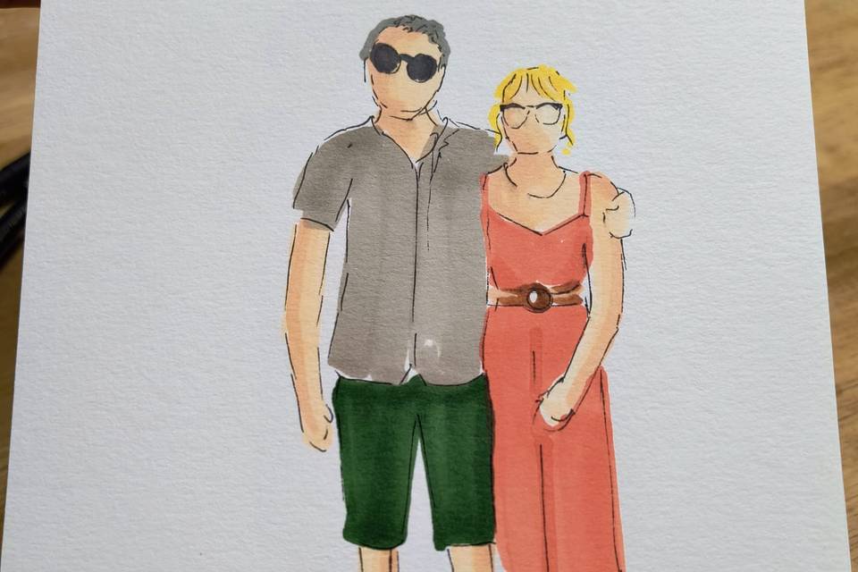 Dessin des invités