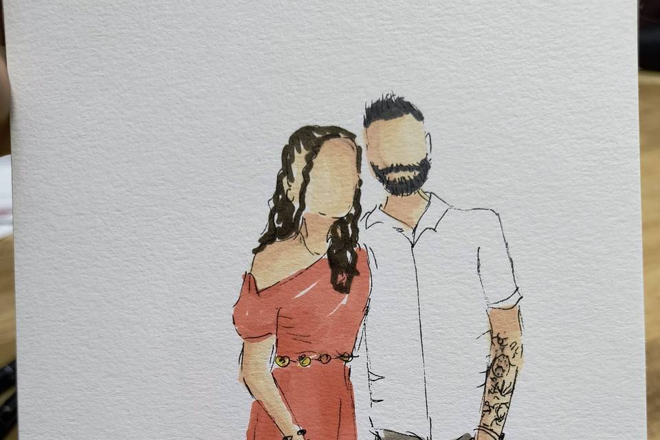 Dessin couple