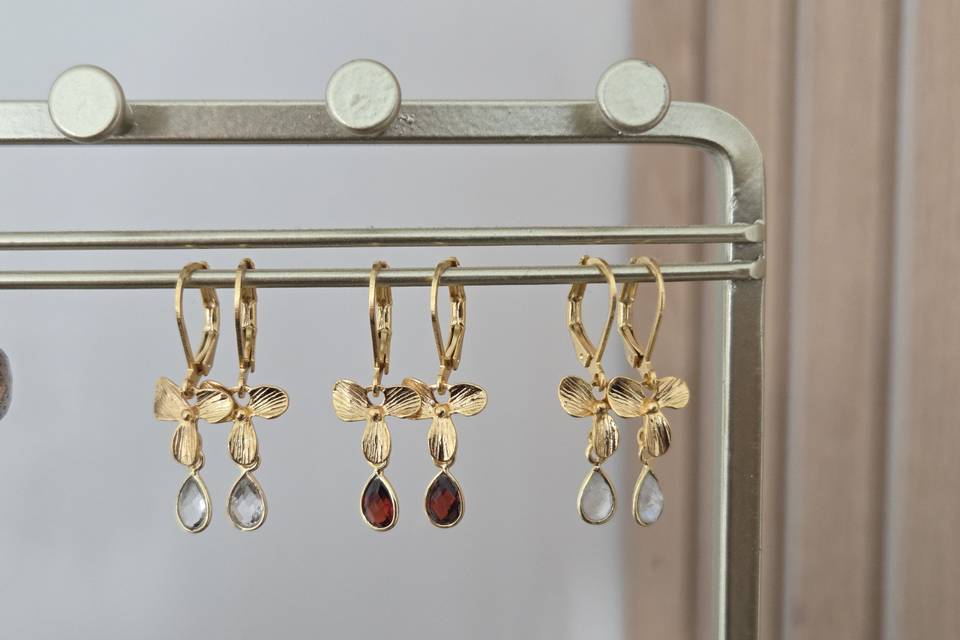 Boucles demoiselles d'honneur