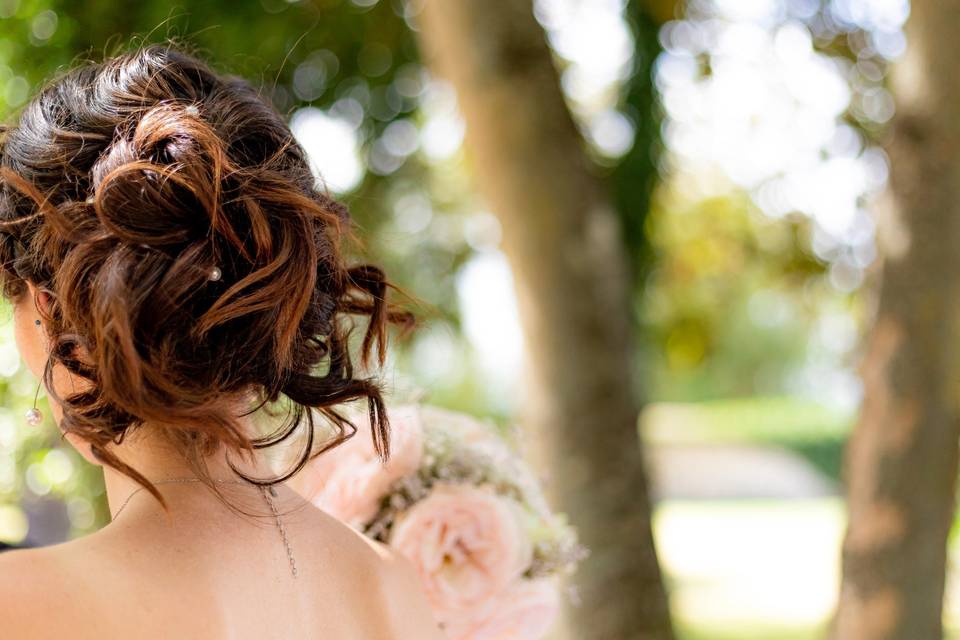 La coiffure de la mariée