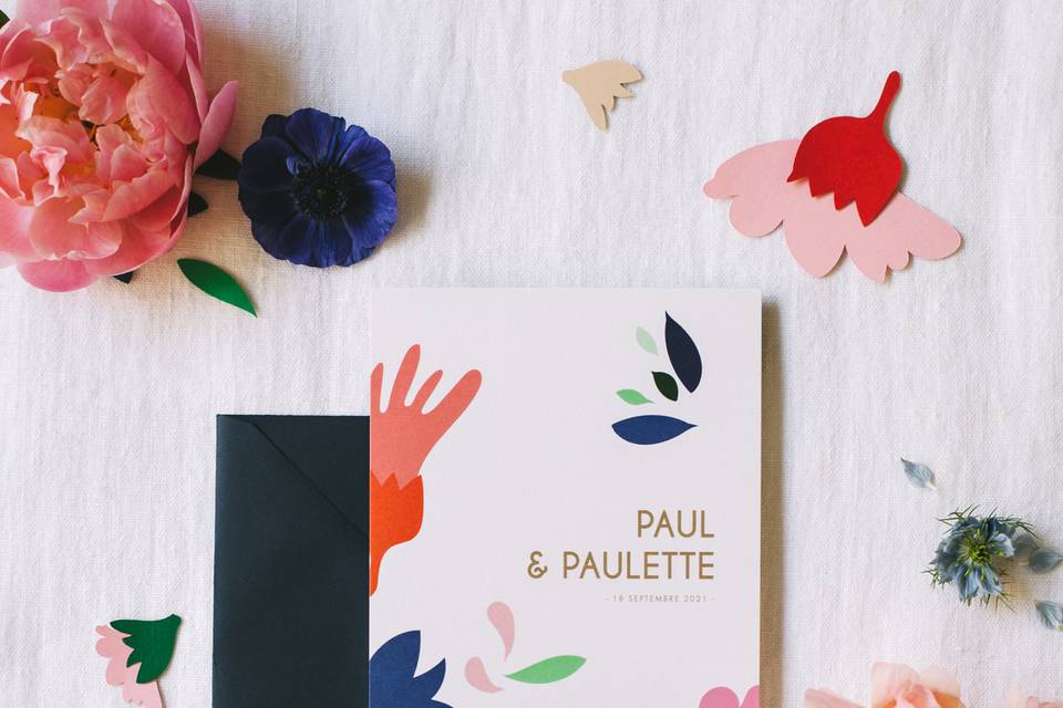 Paul & Paulette - fleurs color