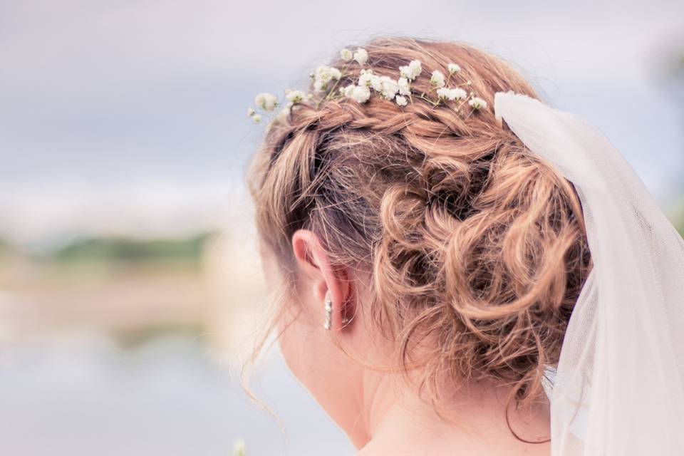 Coiffure de la mariée