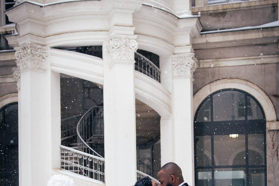 Un mariage sous la neige