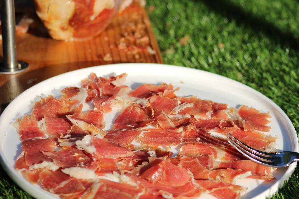 Assiette de jambon