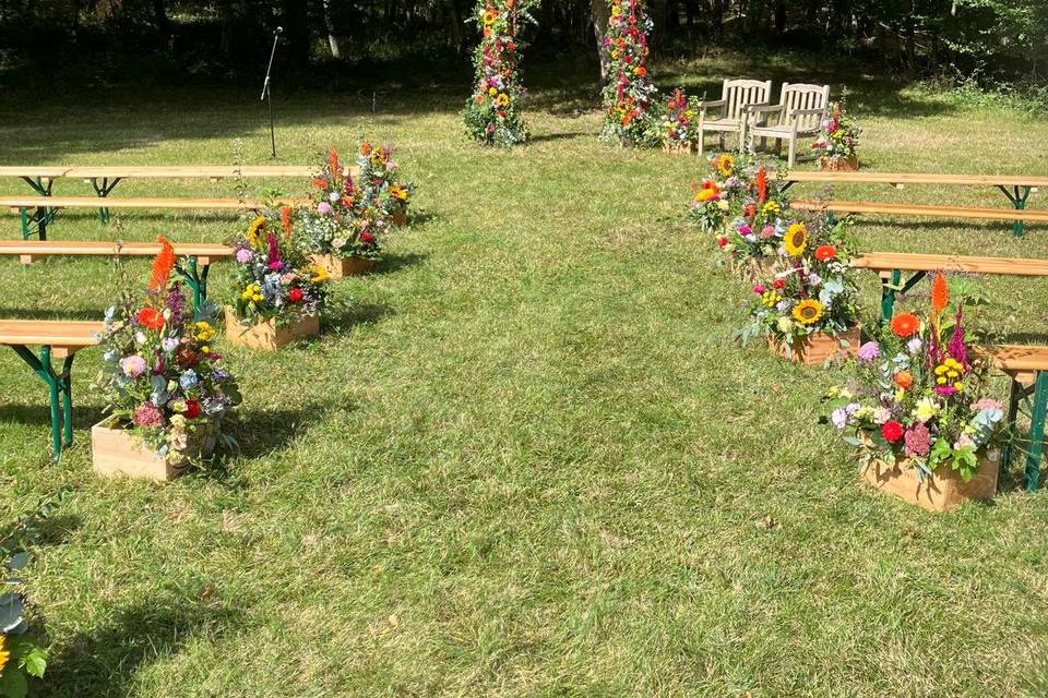 Décoration cérémonie laïque