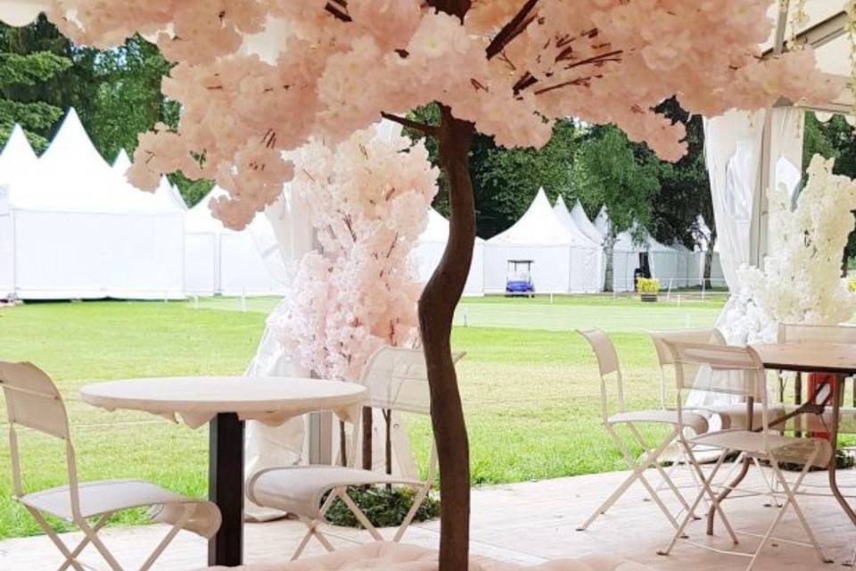 Arbre cerisier 2.70cm blanc