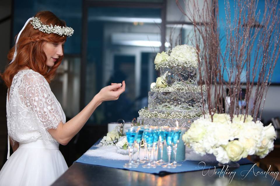 Un wedding cake en glace