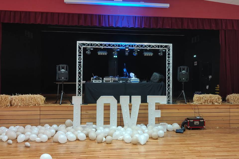 Installation mariage