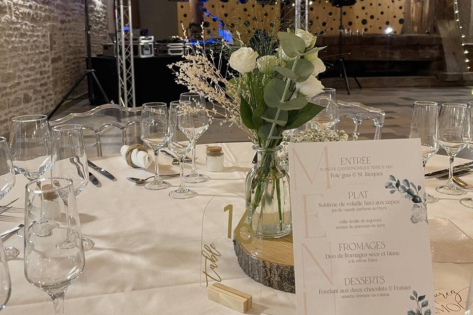 Installation mariage