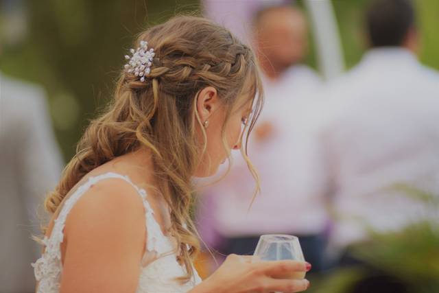Coiffure mariage bohème