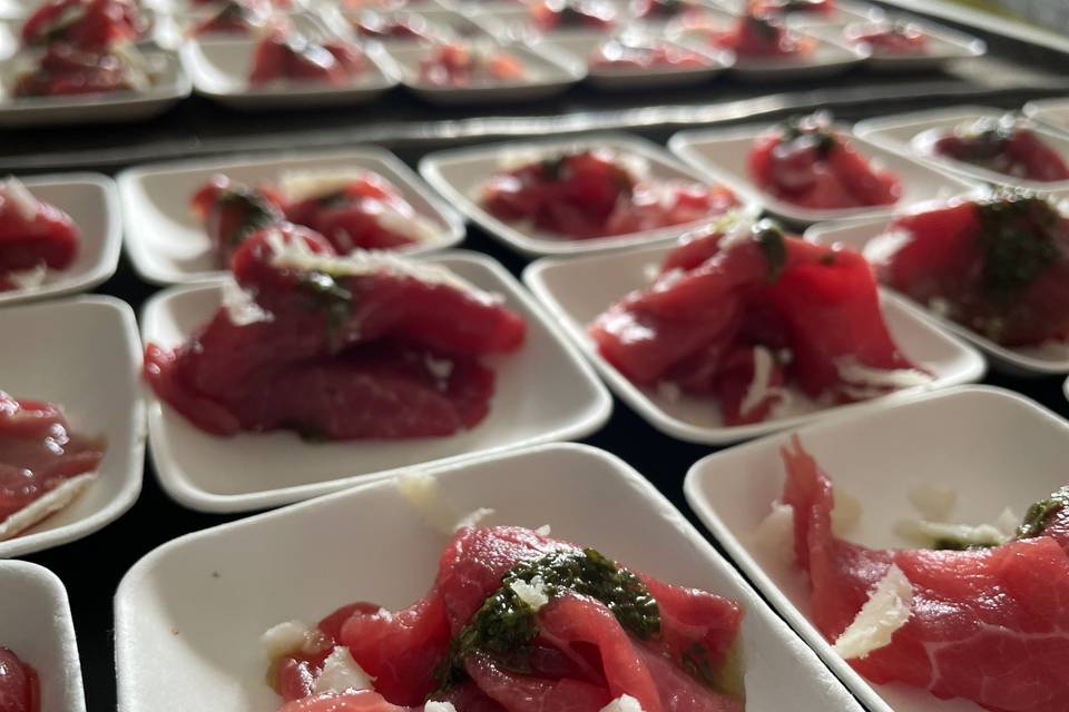 Carpaccio de boeuf