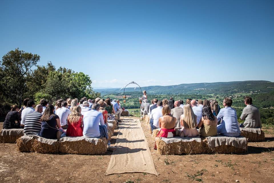 Plan de table champêtre