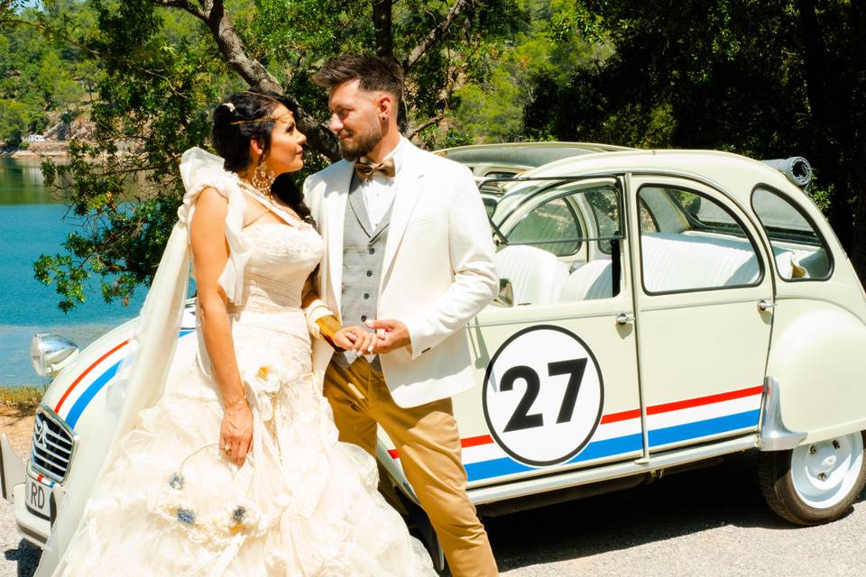 Mariage en 2cv