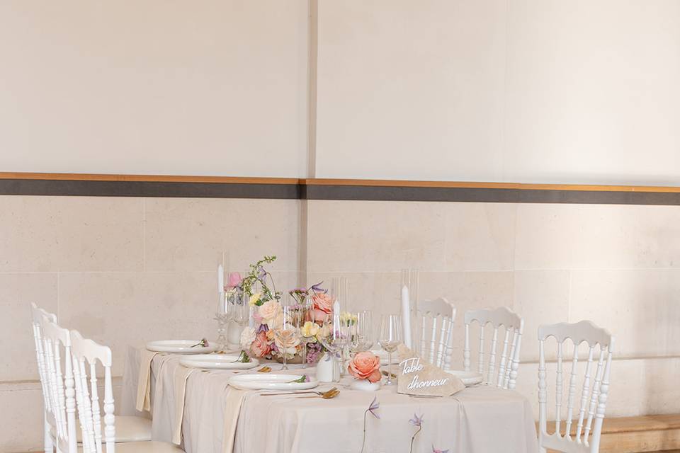 Table honneur