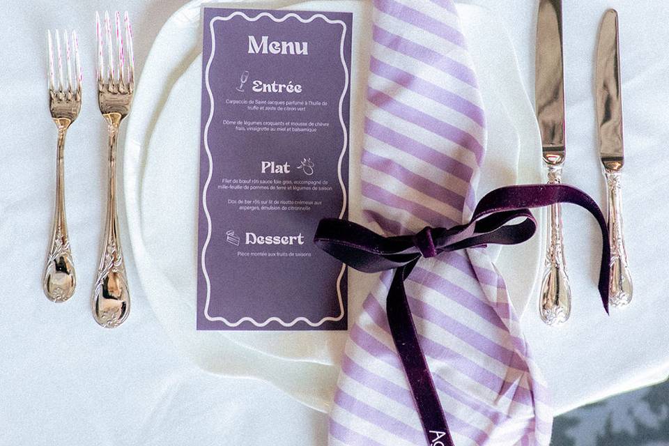 Michel Wedding | Menu