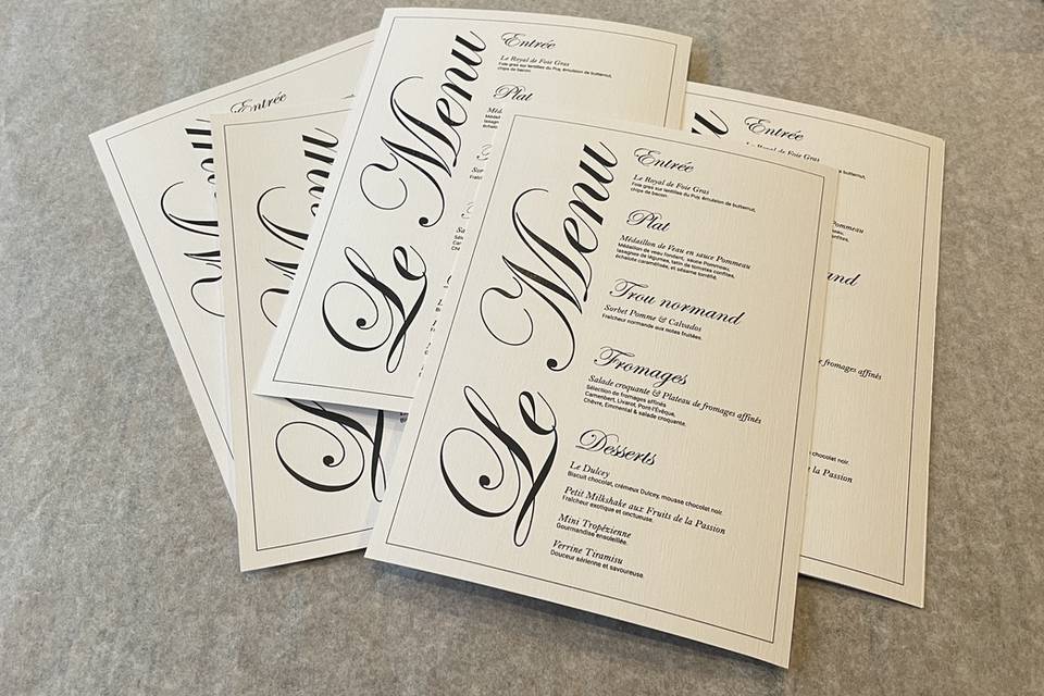 Menu | Michel Wedding