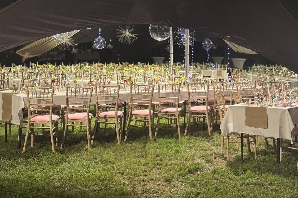Mariage sous tente