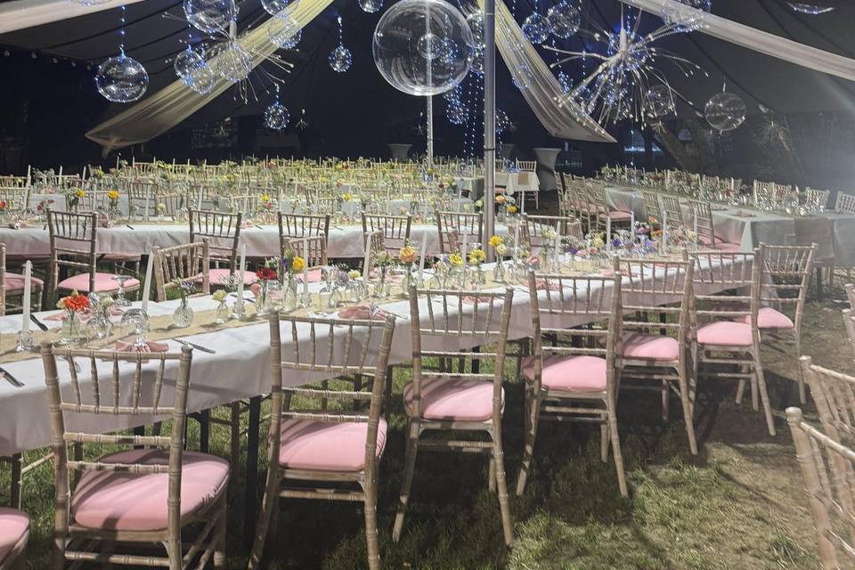 Tente berbère décorée