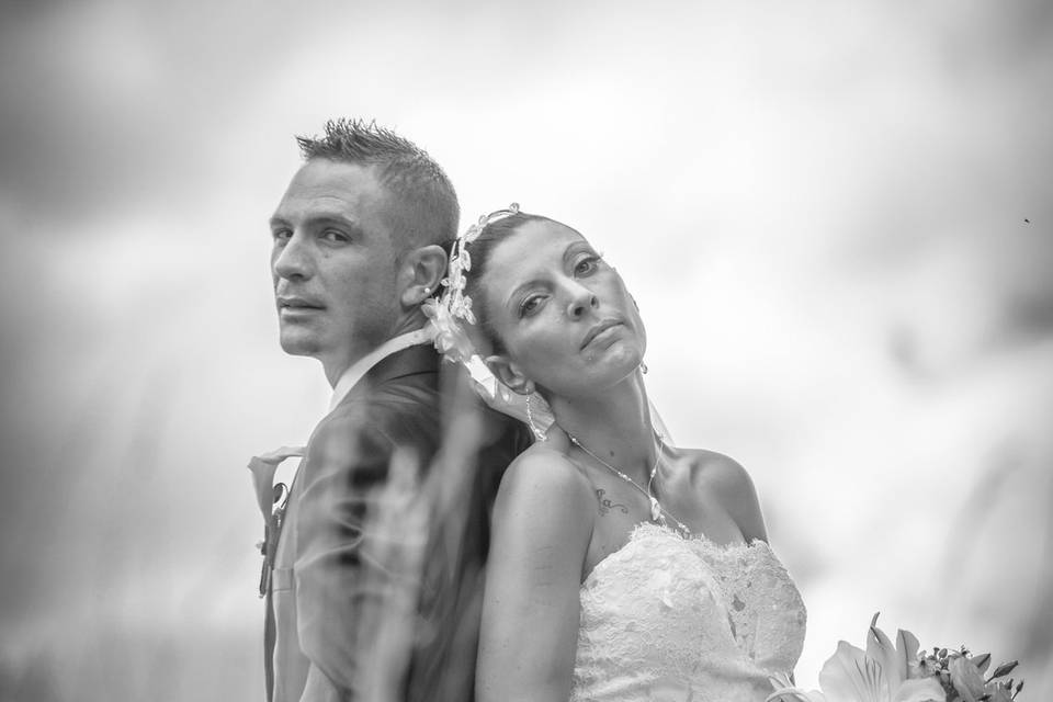 Mariage en light painting