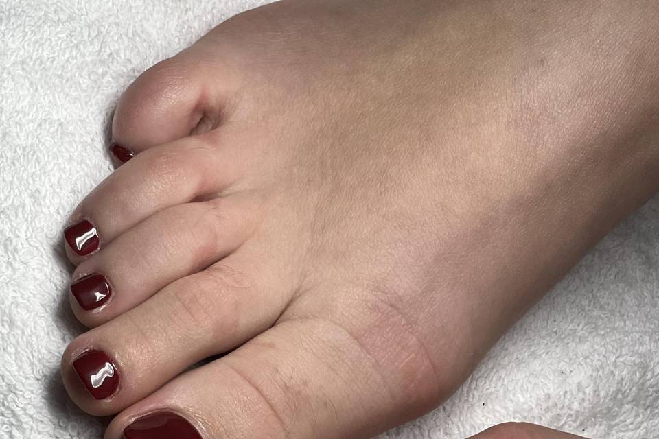 Semi permanent pieds