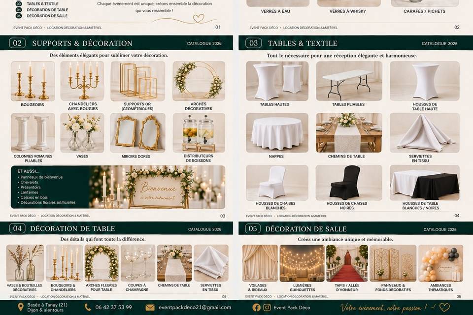 Évent Pack Déco