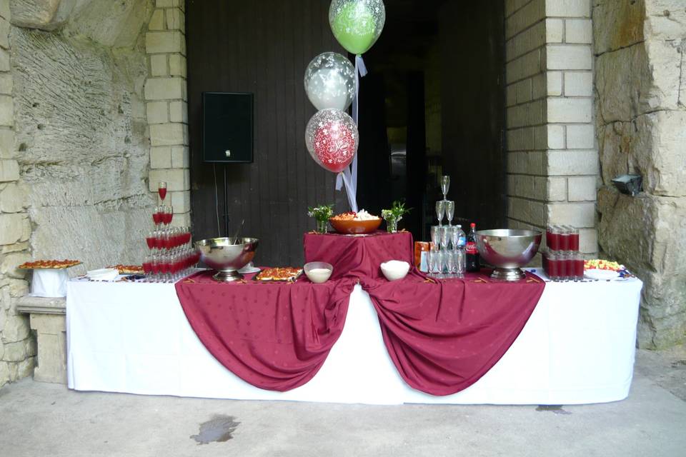 Buffet de vin d'honneur