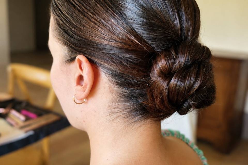 Chignon minimaliste 🌸