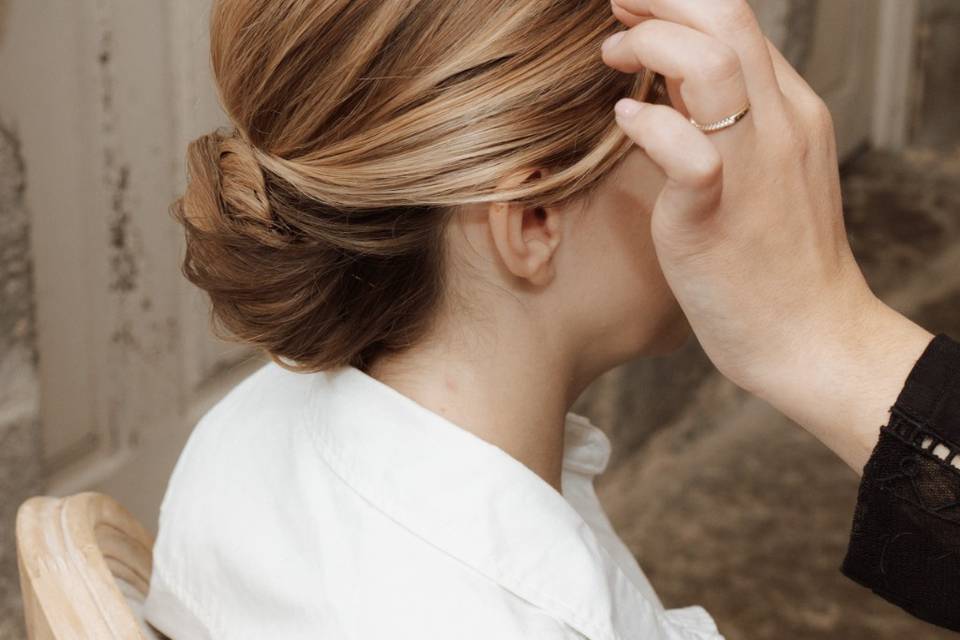 Chignon élégant