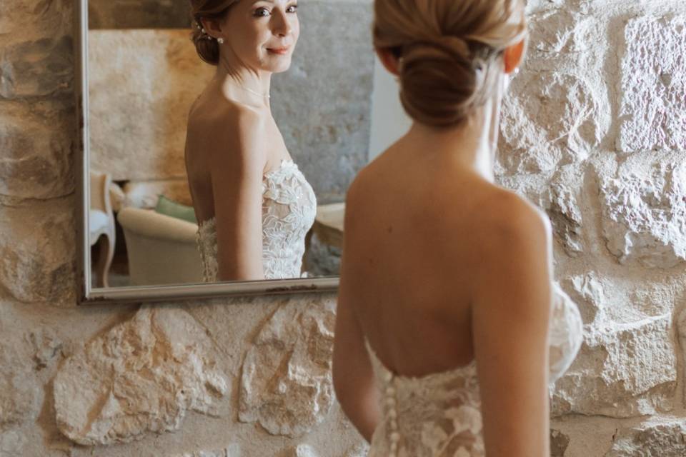 Chignon élégant