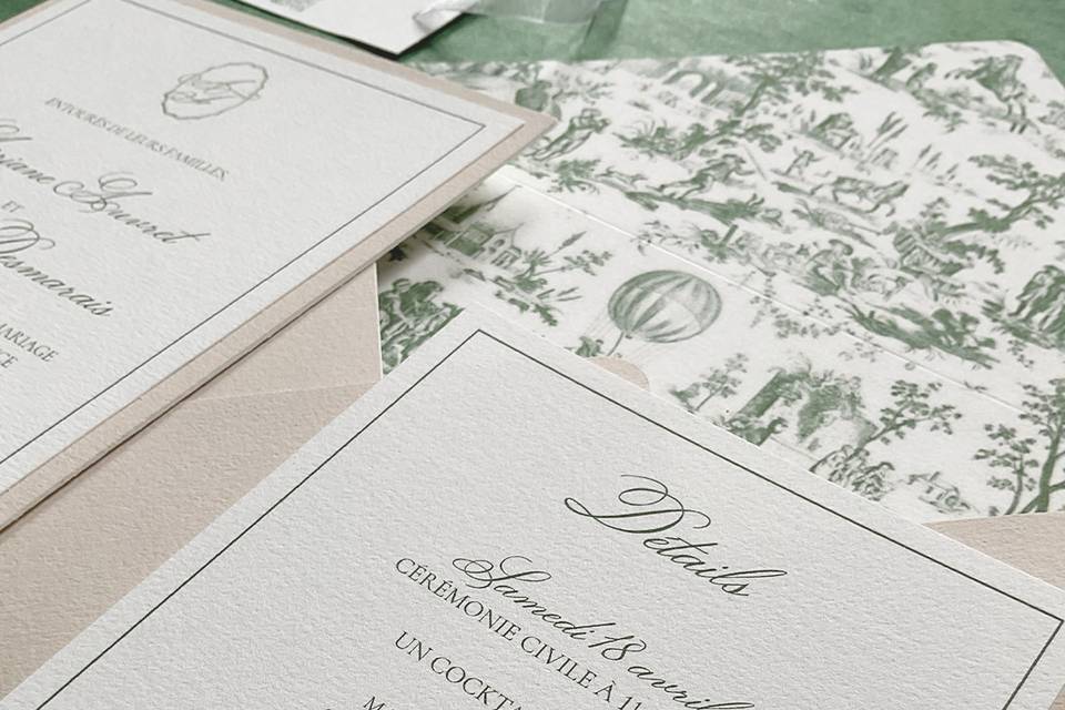 Papier texturé élégant