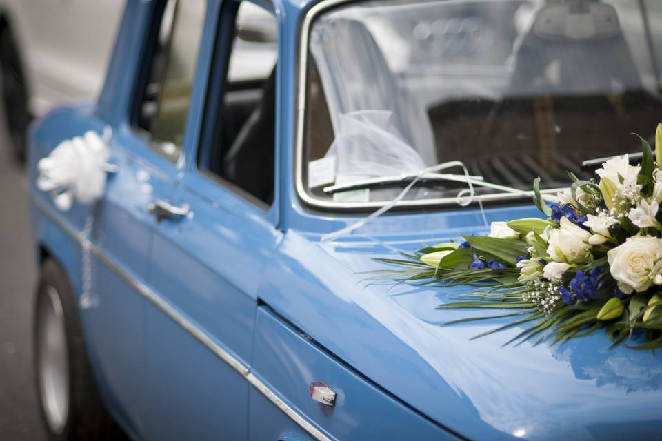 Déco voiture mariage