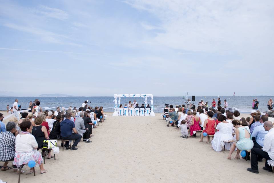 Cérémonie à la plage