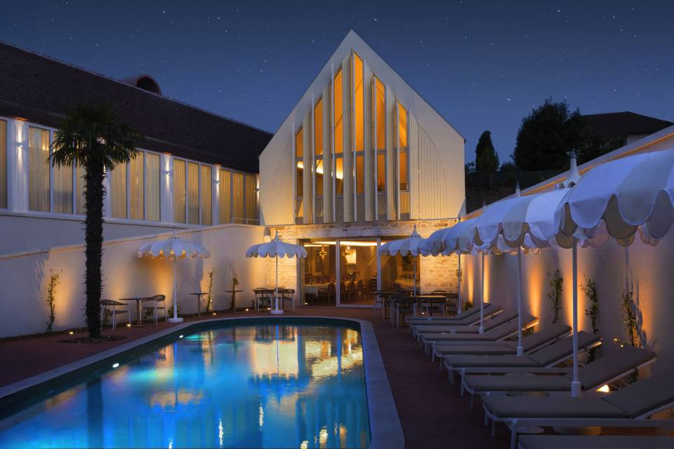 Maison Borrèze nuit