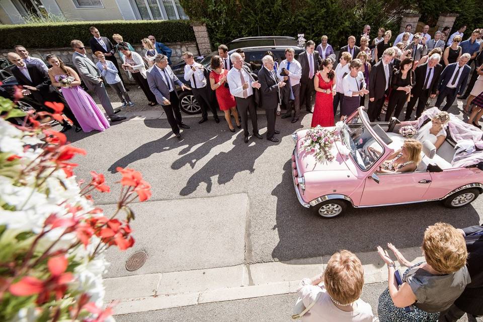 Arrivée de la mariée