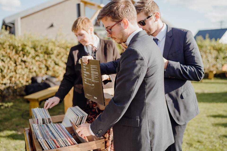 Bar à vinyles