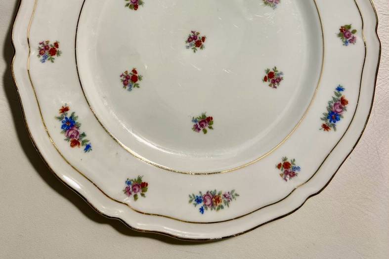 Assiettes Limoges Fleurette