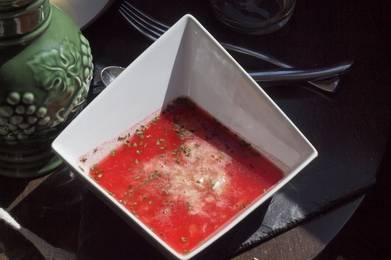 Gaspacho de pastèque