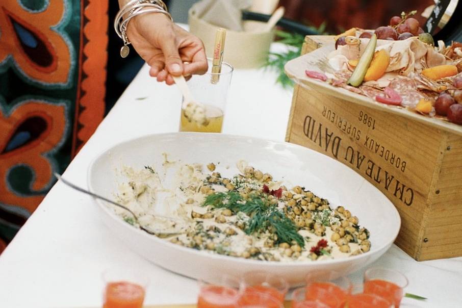 Houmous, planche