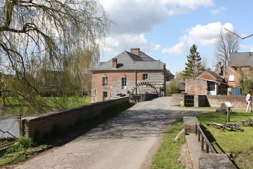 Le moulin à 150m