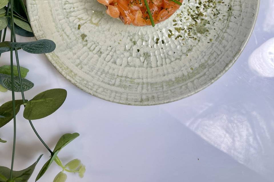 Tartare avocat saumon