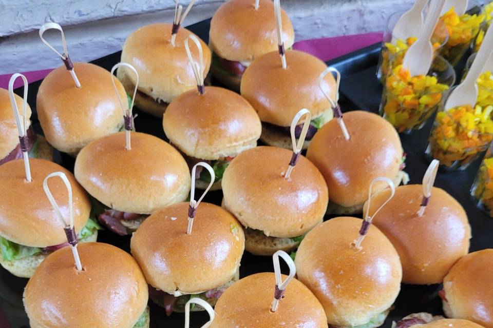 Nos minis burgers