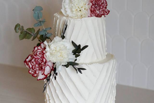 Crème et fleurs