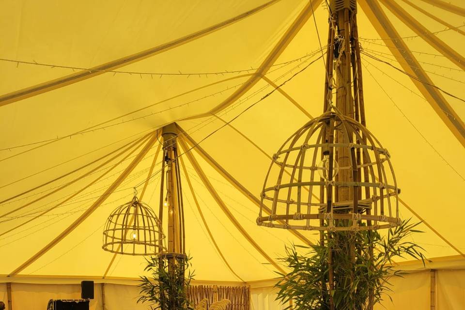 Chapiteau Bambou mariage