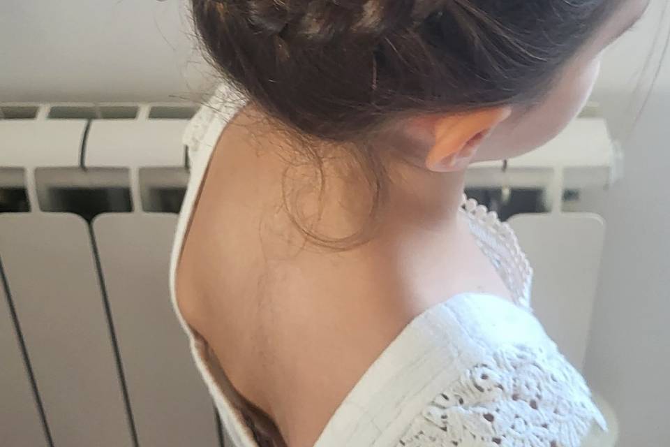 Chignon petite fille